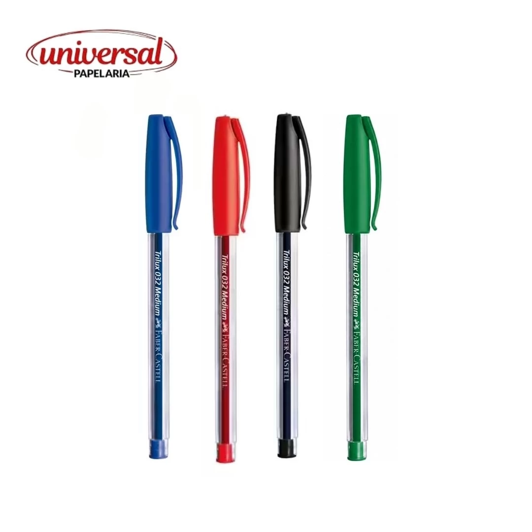 Caneta Esferográfica FABER-CASTELL Trilux 032 Média 1.0mm