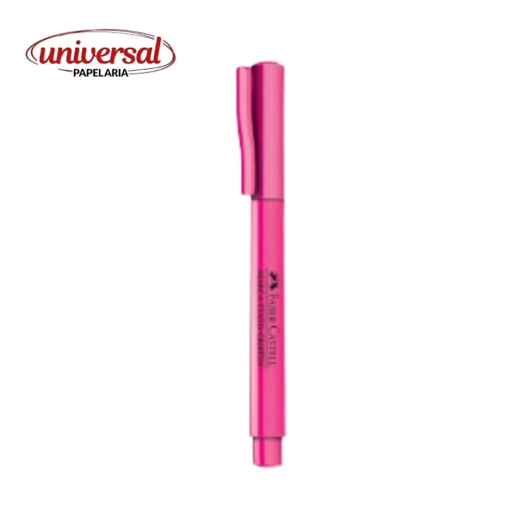 Marca Texto Faber Castell -Rosa
