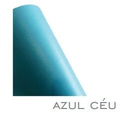 Papel Perolado A4 180g Colorido na Massa Metallik Azul Céu 1 Folha