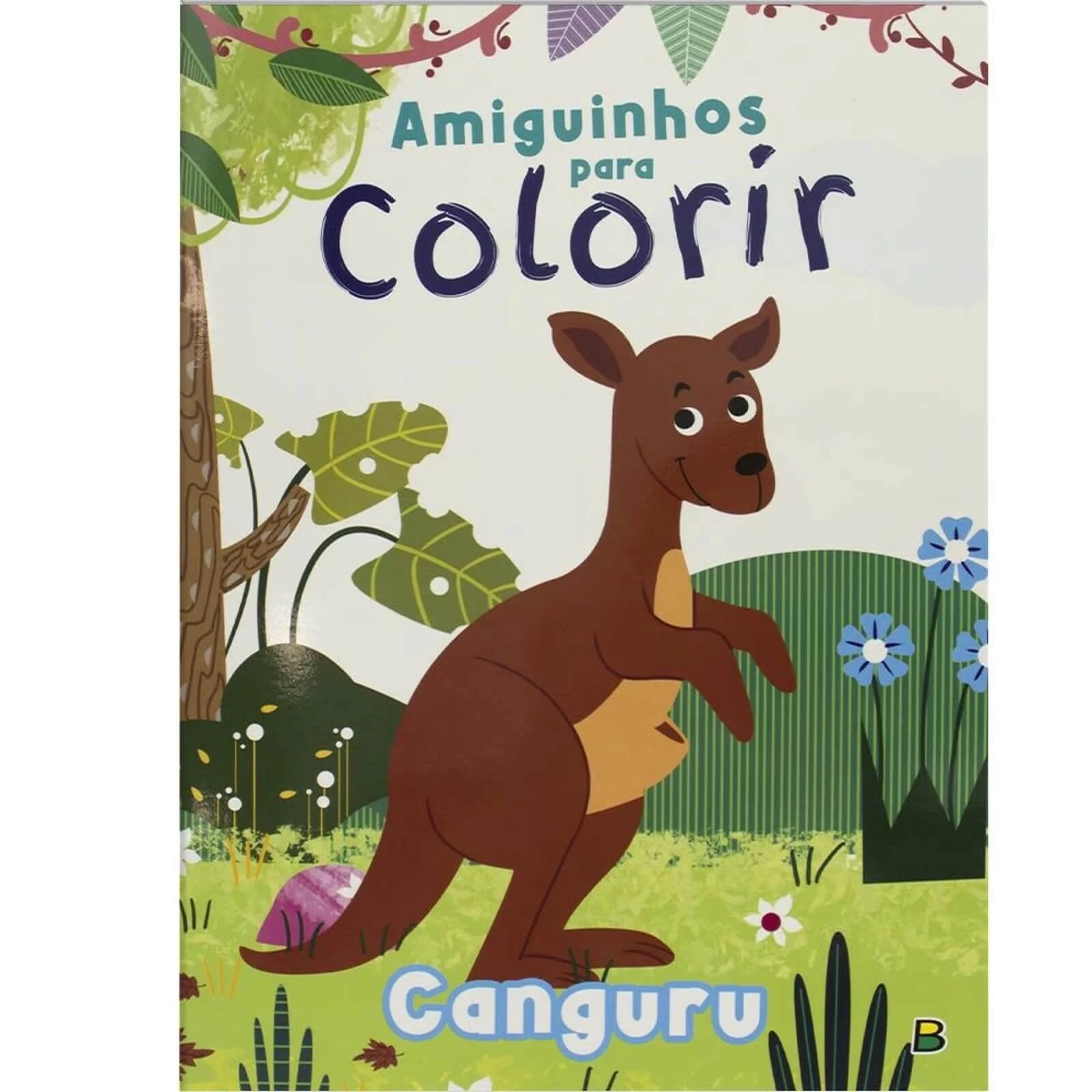 Amiguinhos para Colorir: Canguru