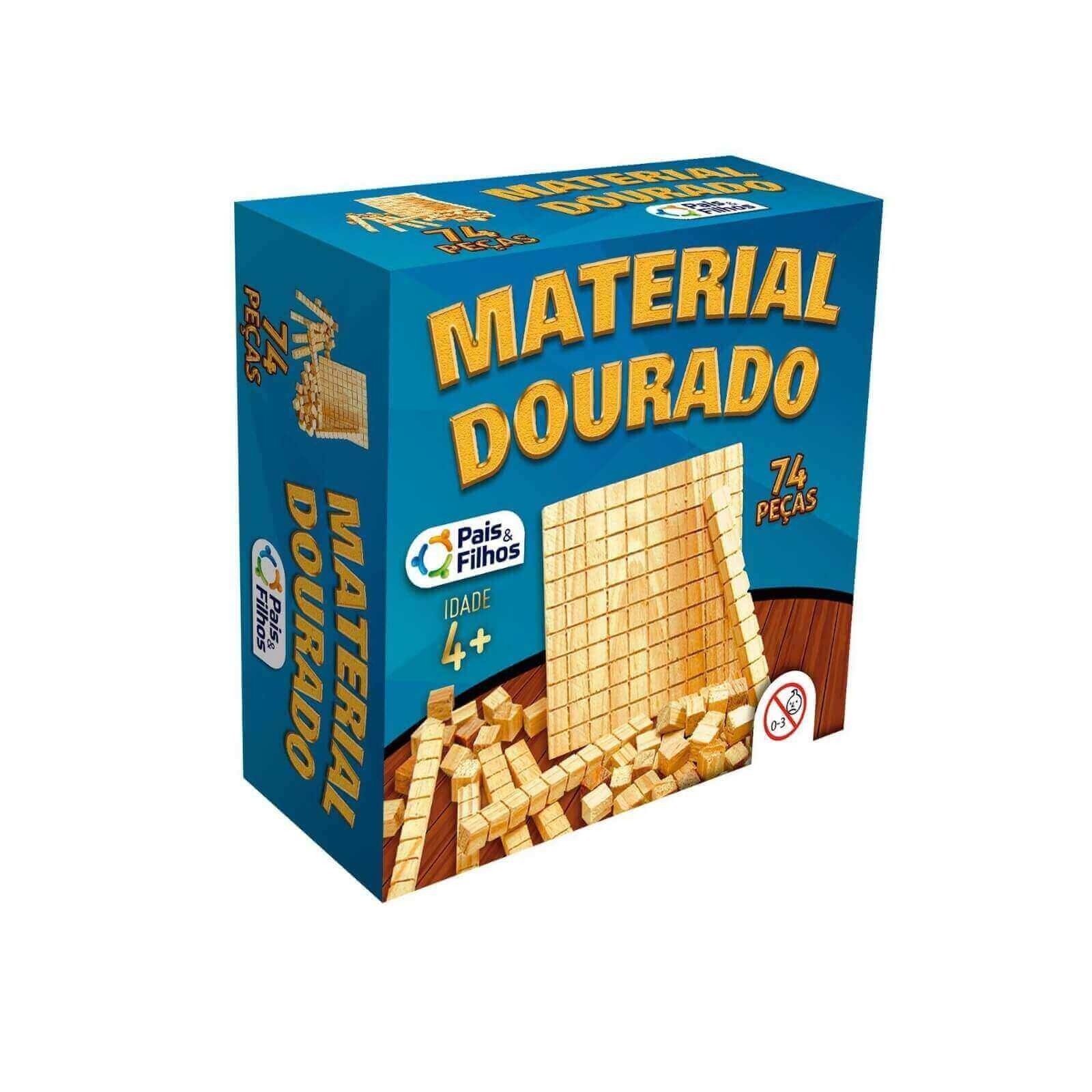 Material Dourado 74 Peças