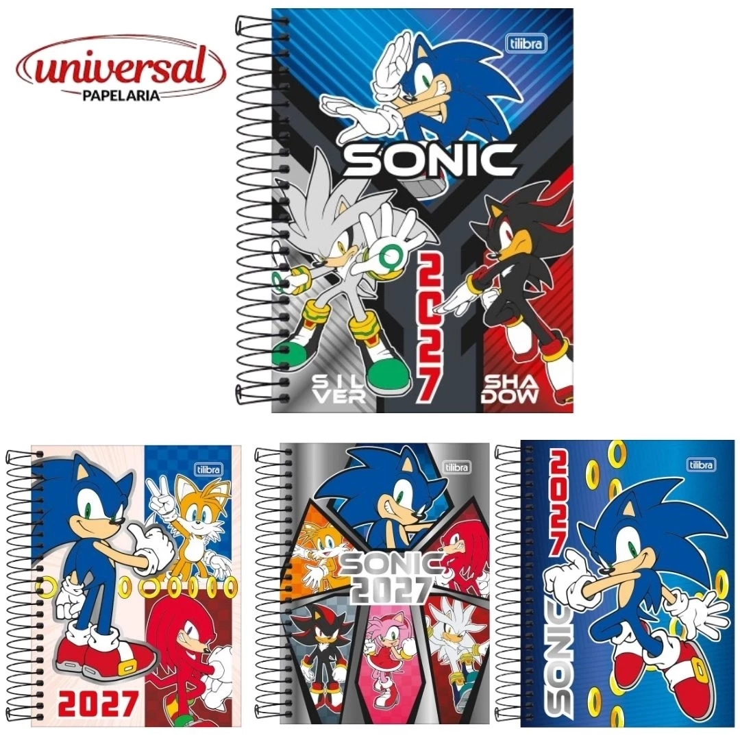 Agenda Espiral Diária Sonic 2027 Tilibra 1 UN