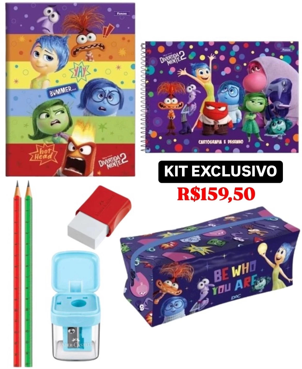 Kit Escolar Divertidamente
