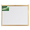 Quadro Branco Moldura Madeira Pinus Luxo 150X120cm Souza