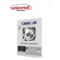 Bloco Canson Layout 90g/m² Técnico A3  50 Folhas