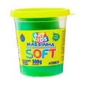 Massa de Modelar Soft 500g Verde