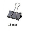 Prendedor de Papel Clip Binder 15MM Preto 1 UN