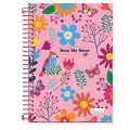 Caderno 1/4 CD Espiral 80fls Bem Me Quer Cadersil