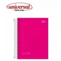 Agenda Espiral Pepper Rosa 2026