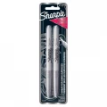 Marcador Permanente Sharpie Metalico Prateado, Blister com 2 UN