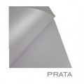 Papel Perolado A4 180g Prata Metallik 1 Folha (Não é Colorido na Massa)