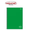 Caderno Espiral Capa Dura Universitário 1 Matéria Zoom+ Verde 96 Folhas