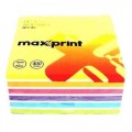 Bloco Adesivo Arco Iris 76X76 400 Folhas Maxprint
