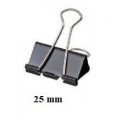 Prendedor de Papel Clip Binder 25MM Preto 1 UN