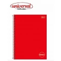 Caderno Espiral Capa Dura Universitário 1 Matéria Zoom+ Vermelho 96 Folhas