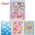 Caderno Espiral Capa Dura Universitário 20 Matérias Pepper Feminino 320 Folhas