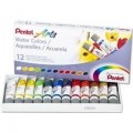 Aquarela Em Tubo Estojo C/12 Cores 5ml Ref.Wfrs-12 Pentel