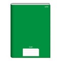 Caderno Brochurão Capa Dura Grande Verde 96 folhas Stiff Jandaia